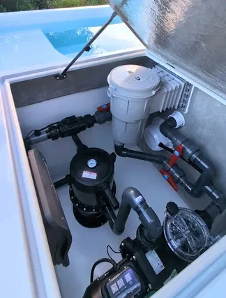 Filtration Éco dans le local technique intégré